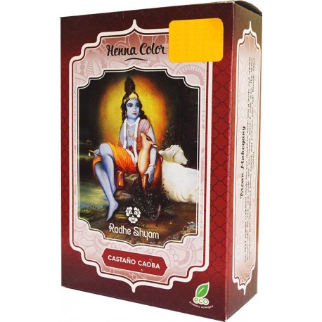 Henna castaño caoba polvo