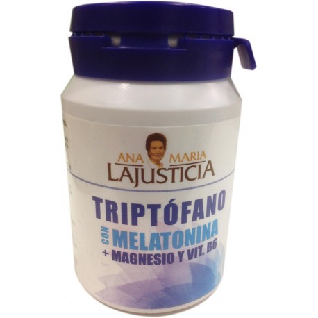 Triptófano con melatonina + magnesio y vit. B6