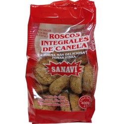 Roscos integrales de canela