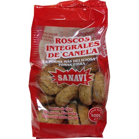 Roscos integrales de canela