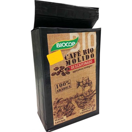 Café bio molido descafeinado