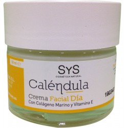 Crema facial día (caléndula, colágeno marino y vit. E)