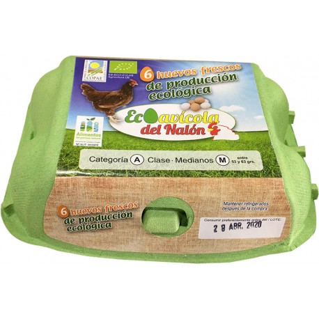 Huevos frescos de producción ecológica