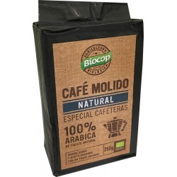 Café bio molido natural