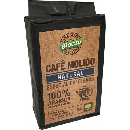 Café bio molido natural