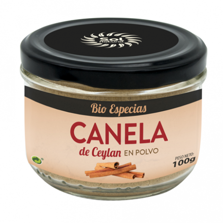 Canela de ceilán en polvo
