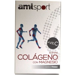 Colágeno con magnesio+Vit. C. 20 sticks