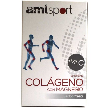Colágeno con magnesio+Vit. C. 20 sticks