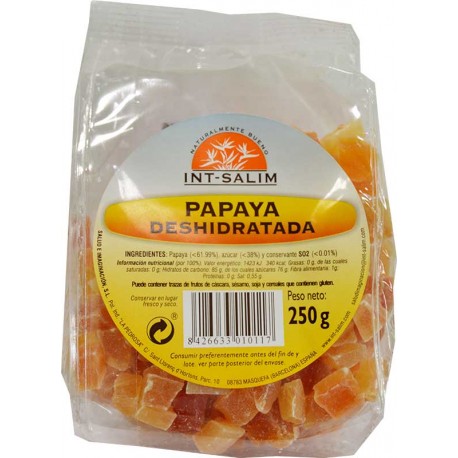 Papaya deshidratada