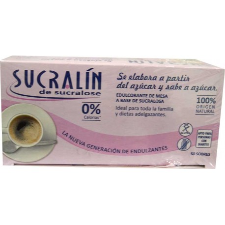 Endulzante pastillas Sucralín